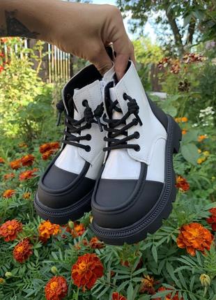 Демісезонні черевики для дівчинки4 фото