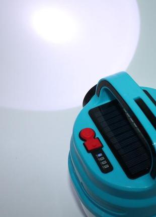 Фонарь на солнечной батарее hb-v80 кемпинговый фонарик аккумуляторный5 фото