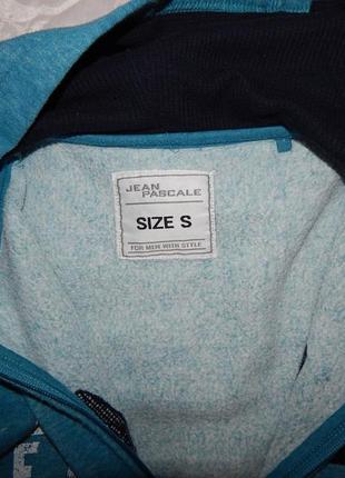 Мужская  теплая толстовка jean pascale р.46-48 025zmt (только в указанном размере, только 1 шт)6 фото