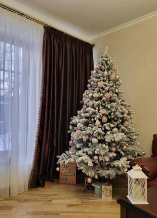 Ялинка лита ковалівська засніжена 150 см штучна від виробника siga group сертифікована 1.5