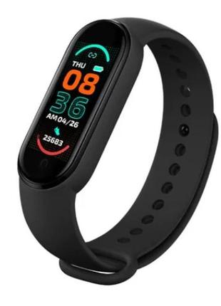 Фитнес трекер smart band м6 (черный)