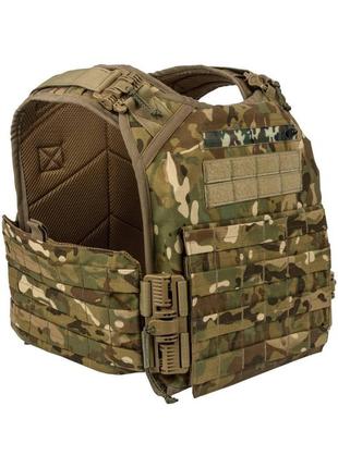 Плитоноска быстросбросная + 3 подсумка мультикам