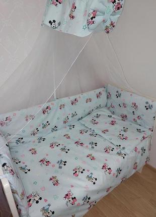 Комплект у дитяче ліжечко 9 елемент