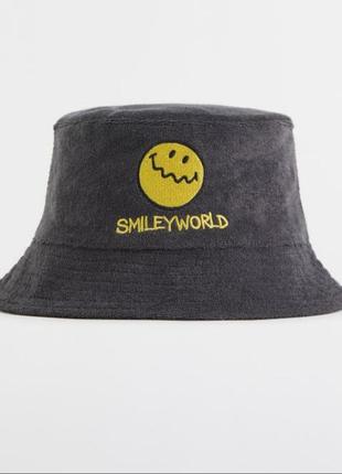 H&amp;n smiley world панама махрова підліткова хлопчику дівчинці 12-14 л +1 фото