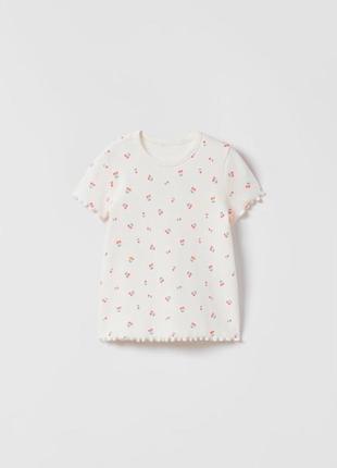 Футболка в рубчик от zara 🥰