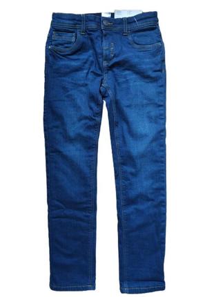 Утепленные зимние джинсы для мальчика 7-8 лет c&amp;a нитевичка размер 128