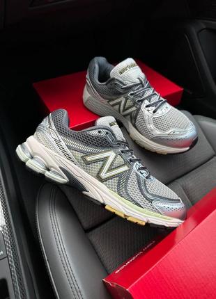 New balance 860 v2 grey silver yellow