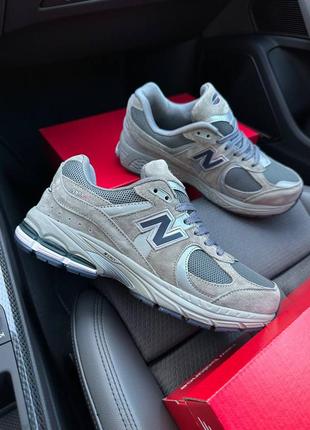 New balance 2002 r grey navy silver