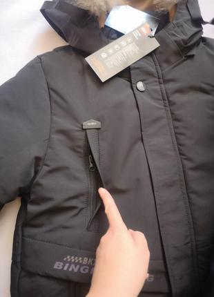 Зимняя подростковая удлиненная куртка7 фото