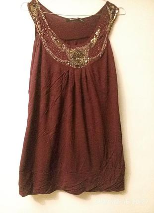 Тор з вишивкою по кокетці з 💯 віскози