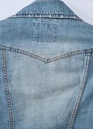 Куртка джинсовая голубая на пуговицах фирмы denim go.4 фото