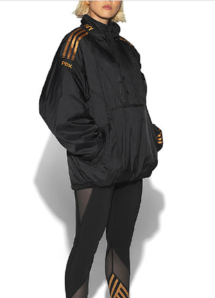 Куртка adidas x ivy park unisex stand collar jacket black gr14355 фото