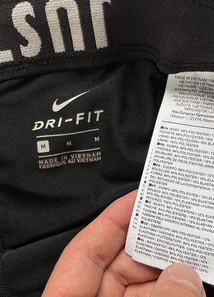 Жіночі спортивні бігові шорти з підтрусниками nike dri fit5 фото