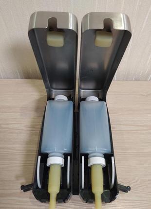 Дозатор жидкого мыла из нержавеющей стали настенный qt dávkovač mýdla двойной