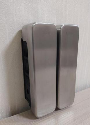 Дозатор жидкого мыла из нержавеющей стали настенный qt dávkovač mýdla двойной