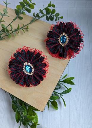 Шкільні банти в клітинку, банти в школу,