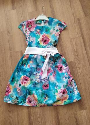 Платье цветное