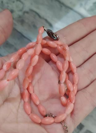 Ожерелье из натурального коралла1 фото