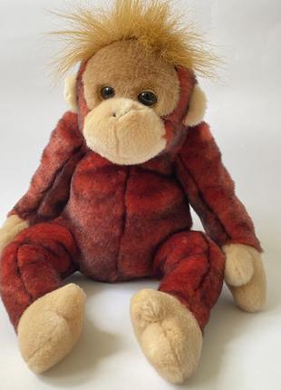 Шикарная коллекционная мягкая игрушка ty обезьяна орангутан 🦧