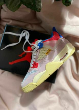 Жіночі кросівки nike union la × air jordan 4 retro