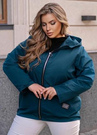 Ветровка 💙 60 58 56 р 54 52 50 48 46 размеры большие батал плащевка подкладка куртка осень весна осенняя цвета