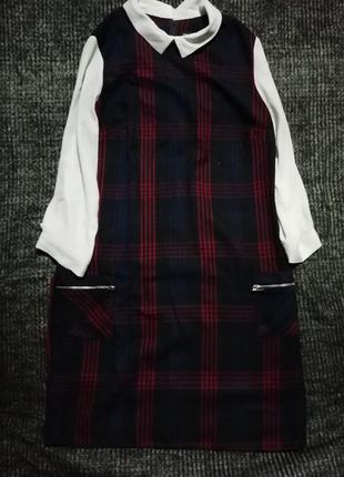 #розвантажуюсь платье в клетку