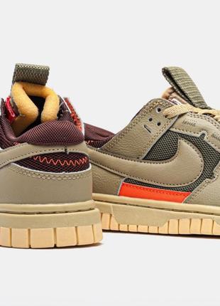 Nike air dunk jumbo medium olive2 фото