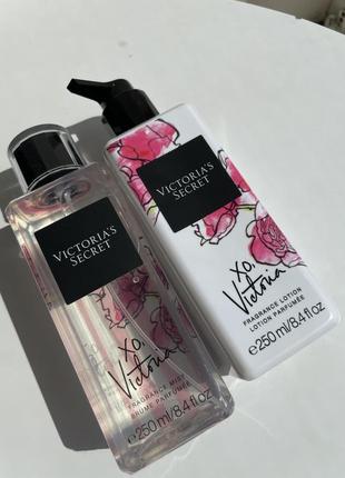 Набір лосьйон для тіла та спрей xo victoria victoria’s secret