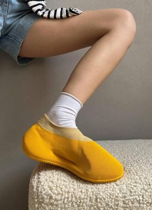 Жіночі кросівки  adidas knit rnr yellow5 фото