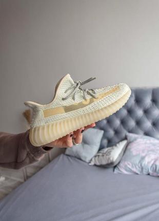 Жіночі кросівки  adidas yeezy boost 350 v2 ludmark (полный рефлектив)