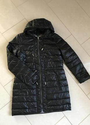 Пуховик демисезонный стильный модный дорогой бренд kenneth cole размер м /l