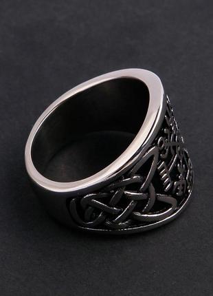 Скандинавское кольцо оберег руны и древние символы для мужчин оберег для семьи вашего здоровья размер 22.54 фото