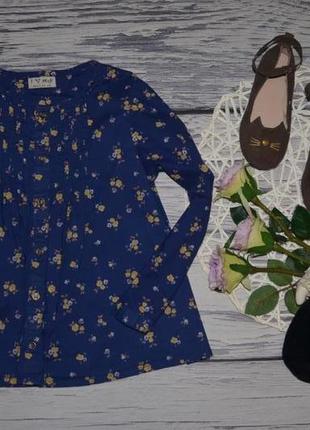 4 - 5 лет 110 см рубашка блузка блуза для модницы цветы next некст