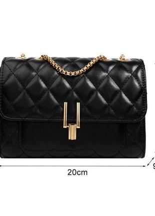 Женская сумочка через плечо  baellerry черная3 фото