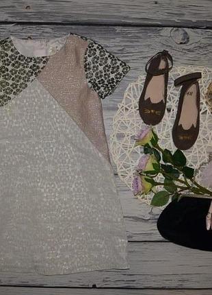 7 лет 122 см обалденное фирменное нарядное платье сарафан девочке с переливом next некст