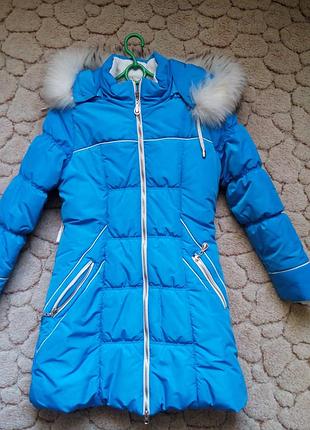 Зимове пальто. 146р. ідеальний стан