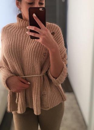 Тепшый светр оверсайз