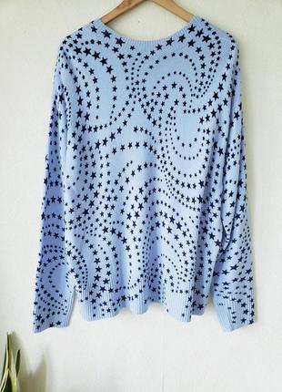 Джемпер свитер с принтом звезды marks and spencer8 фото