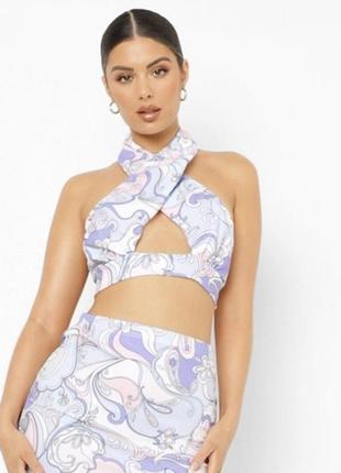 Топ в принт от boohoo
