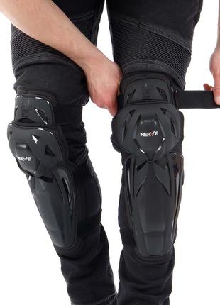 Захист коліна та гомілки nerve nv-uk3 2 шт чорний3 фото