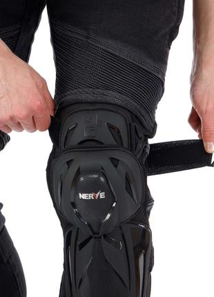 Захист коліна та гомілки nerve nv-uk3 2 шт чорний5 фото