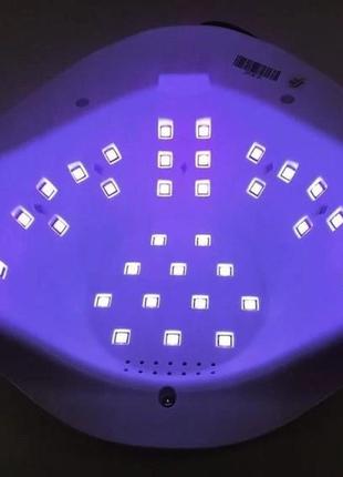 Светодиодная ультрафиолетовая лампа для маникюра, сушки гель лаков, uv-led sun x 54w nail lamp3 фото