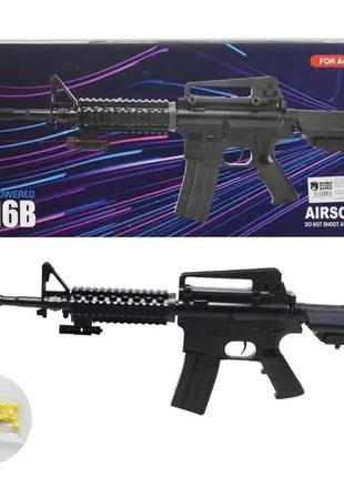 Дитячий автомат cyma m-16 b на кульках з лазером 76 см2 фото