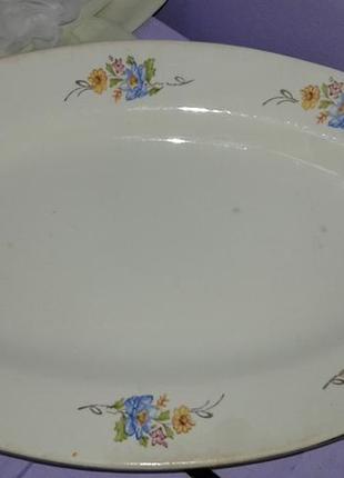 Антикварное блюдо в стиле прованс(1967 г)