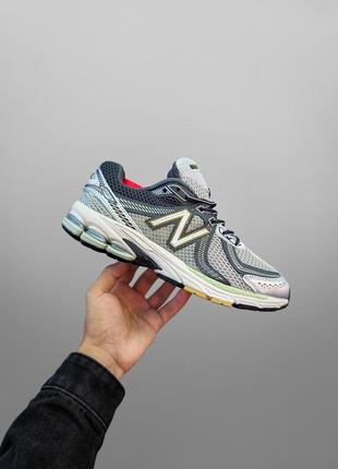 Мужские кроссовки new balance 860v2 rain cloud magnet