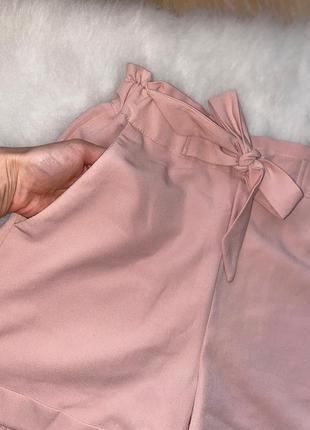 Нежно розовые классические шорты2 фото