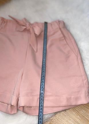 Нежно розовые классические шорты6 фото