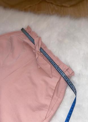 Нежно розовые классические шорты8 фото