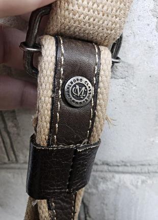 Ковбойская сумка marlboro classics leather bag vintage кожа эксклюзив коллекционная original 38x31x76 фото