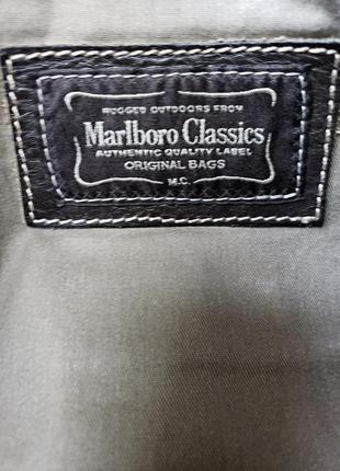 Ковбойская сумка marlboro classics leather bag vintage кожа эксклюзив коллекционная original 38x31x75 фото